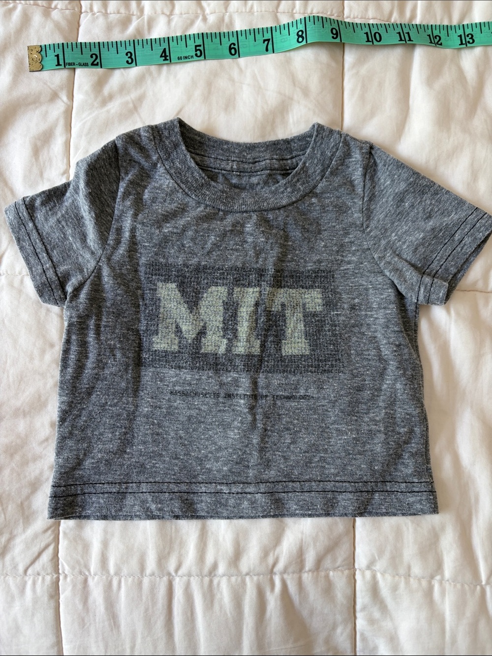 MIT Gray Kids T-Shirt - Short Sleeve 3M